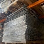 Ca. 12x Gaasetage paneel palletstelling Schulte, grijs, bouwjaar 2018